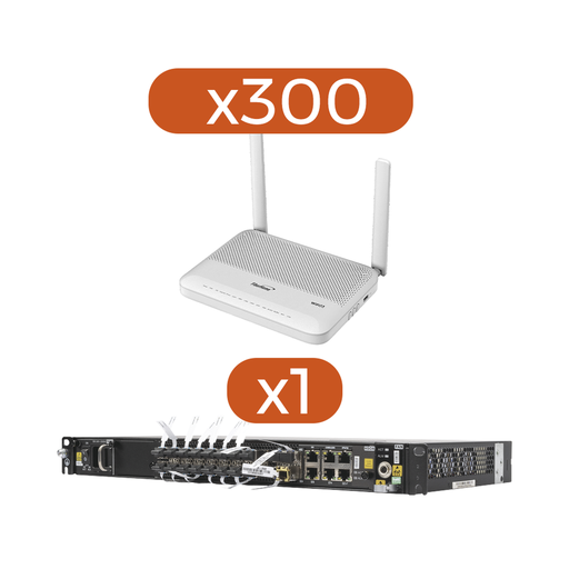 [AN1644FKIT] Kit 300 ONU´s HG6144F + 1 OLT AN6001G16-AC…