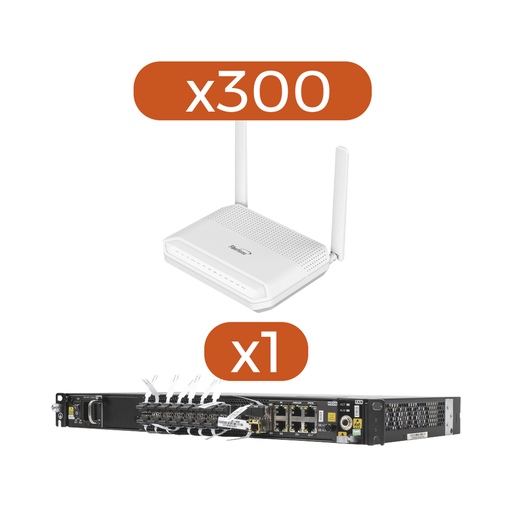 [AN1645FKIT] Kit 300 ONU´s HG6145F + 1 OLT AN6001G16-AC…