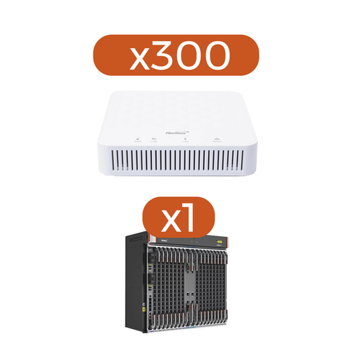 [AN1701AGKIT] Kit 300 ONT´s AN5506-01AG + 1 OLT AN6000-17…