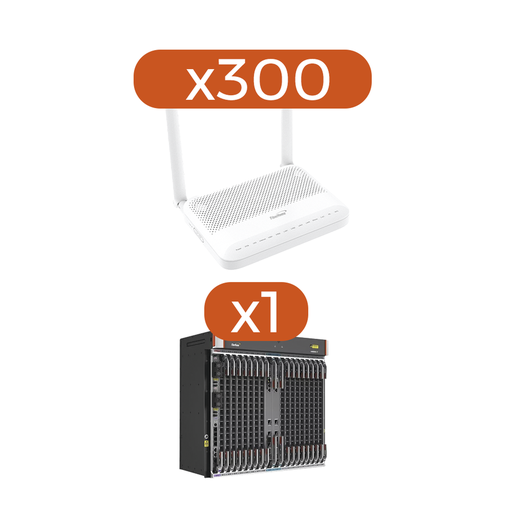 [AN1745D2KIT] Kit 300 ONT´s HG6145D2 + 1 OLT AN6000-17…