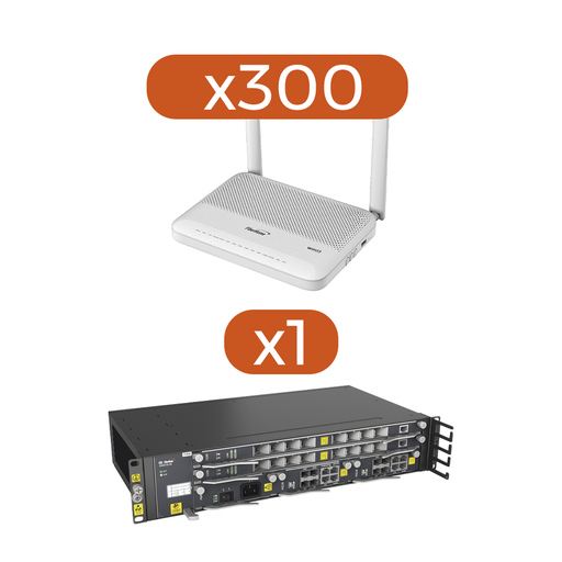 [AN5544FKIT] Kit 300 ONU´s HG6144F + 1 OLT AN5516-04-AC…