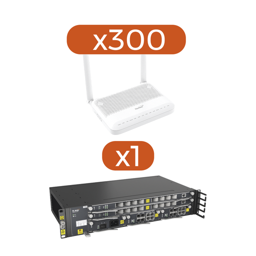 [AN5545D2KIT] Kit 300 ONT´s HG6145D2 + 1 OLT AN5516-04-AC…