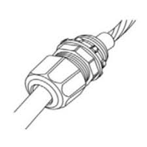 [ANCCGN12] Conector glándula con contratuerca plástico de 13 mm.…