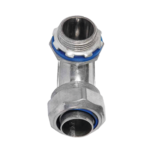 [ANCHLC12] Conector Curvo para tubo tipo Liquidtight de 1/2  (13 mm). C…