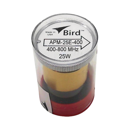 [APM25E400] Elemento para Wattmetro BIRD APM-16, 400-800 MHz, 25 Watt.…