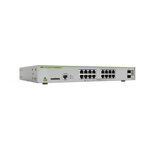 [ATGS970M/18PSR10] Switch PoE+ Administrable CentreCOM GS970M, Capa 3 de 16 Pue…