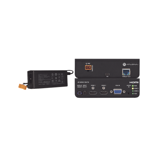 [ATHDVS150TXPSK] HDMI (2 INPUT) PLUS VGA SWITCHER W/ HDBASET OUTPUT ;  POE W/…