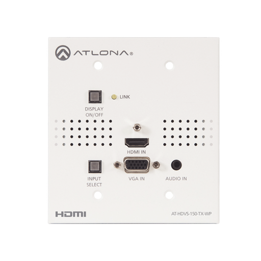 [ATHDVS150TXWP] Transmisor HDBaseT de placa de pared para HDMI y VGA…