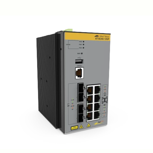 [ATIE34012GP80] Switch Industrial PoE+ Capa 3 D/8 Puertos 10/100/1000 PoE af…