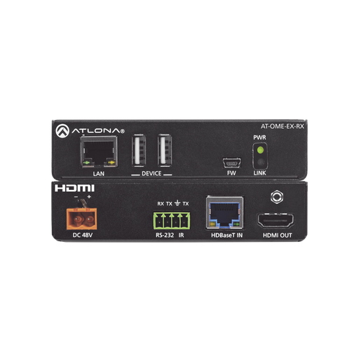 [ATOMEEXRX] OMEGA 4K/UHD Receptor HDBaseT para HDMI con USB…