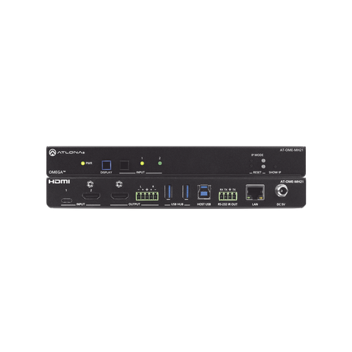 [ATOMEMH21] Switch Matriz Omega 4K/UHD Entrada Doble para HDMI y USB-C c…