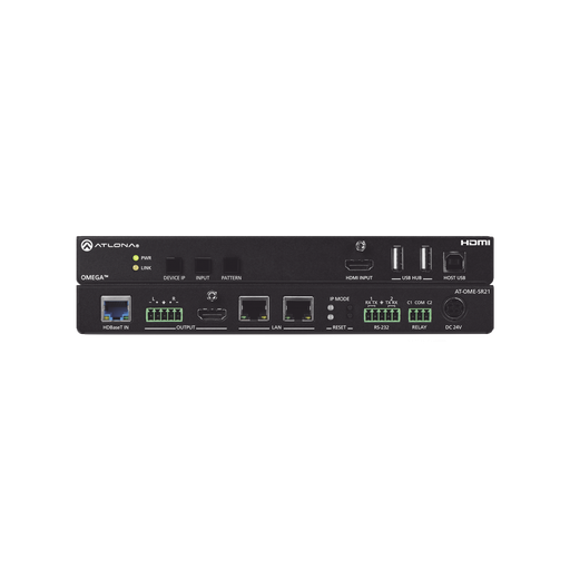 [ATOMERX21] OMEGA 4K/UHD HDMI OVER HDBASET RECEIVER W/SCALER ;  ETHERNET…