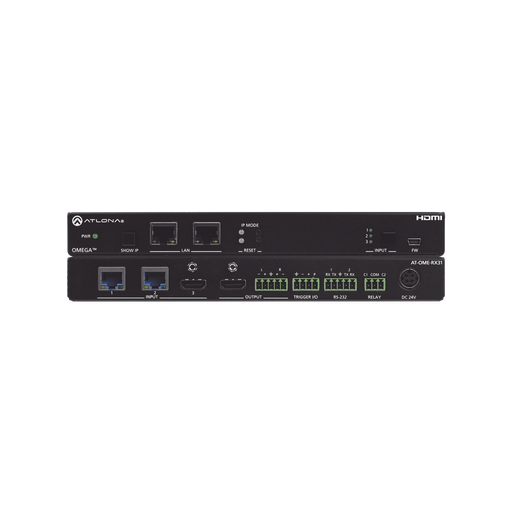 [ATOMERX31] OMEGA 4K/UHD RECEVIER WITH DUAL HDBASET INPUTS ;  HDMI INPUT…