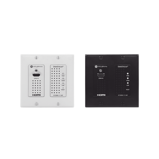 [ATOMNI111WP] WALL PLATE SINGLE CHANNEL OMNISTREAM AV OVER IP ENCODER …