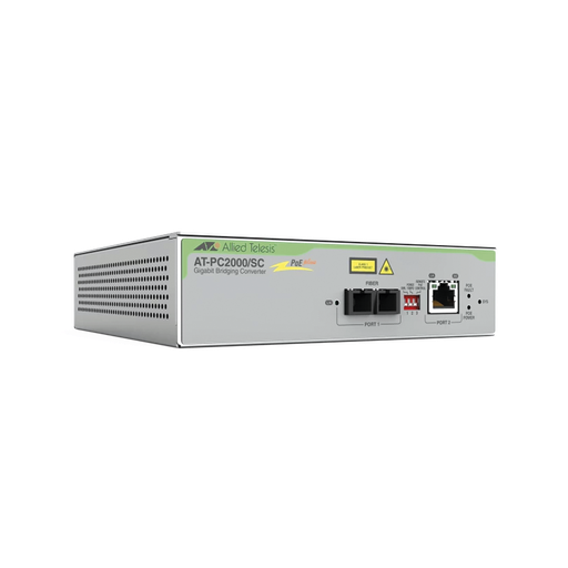 [ATPC2000/SC960] Convertidor de medios Gigabit Ethernet PoE+ a fibra óptica, …