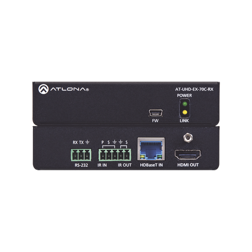 [ATUHDEX70CRX] Receptor 4K/UHD HDMI sobre HDBaseT con control y PoE…