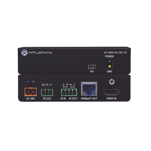 [ATUHDEX70CTX] Transmisor 4K/UHD HDMI sobre HDBaseT con control y PoE…