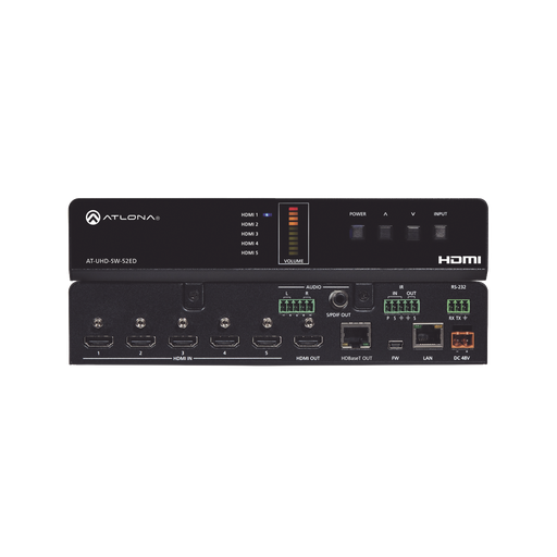 [ATUHDSW52ED] ATLONA 5 X 2 HDMI TO HDBASET SWITCHER …