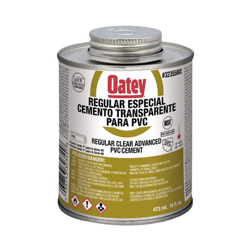 [ATUP16PE] Pegamento / Cemento Claro de 473 ml para Tubo Conduit PVC Pe…
