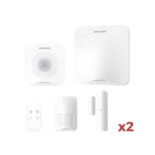 [AXHOMEKITGSM] KIT de Alarma AX HOME / Incluye: 1 Hub con batería…