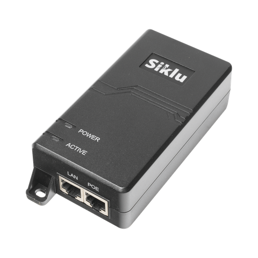 [AXIN60WACPOEUS] Inyector PoE Pasivo, 1 Gbps, 60 W, 55 Vcc, 100-240 Vca, Cabl…