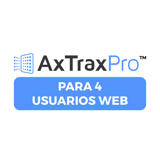 [AXPROWEB04] Licencia De 4 Usuarios Clientes Web para AxtraxPro…
