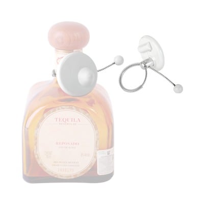 [B004] Paquete de 100 Tags RF Para Botellas, Color Gris Claro…