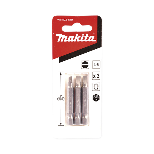 [B25884] Punta plana para atornillar de 4-5 x 50 mm forma ?E?, zanco …