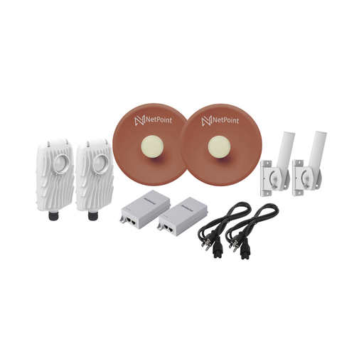 [B5XNPPROKIT] Kit de 2 radios B5X con antenas NPPROS2PACK (27 dBi), rango …
