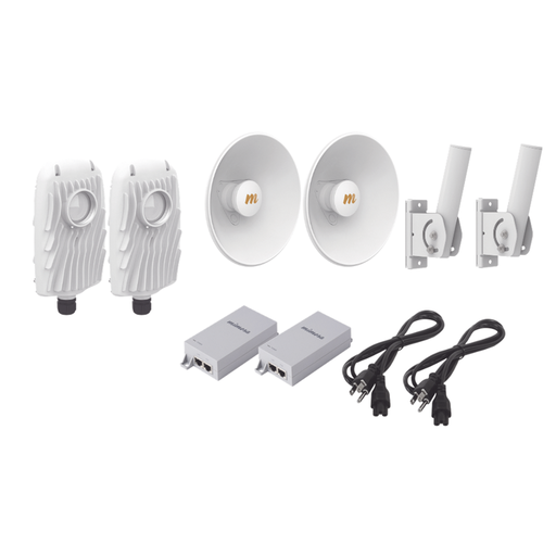 [B5XPTPKIT3] Kit de 2 radios B5X con kit de antenas (20dBi), rango de fre…