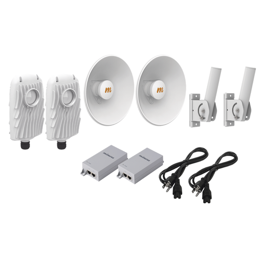 [B5XPTPKIT4] Kit de 2 radios B5X con kit de antenas de (25 dBi), rango de…