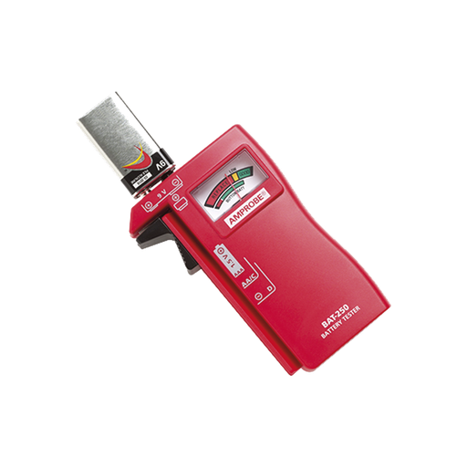 [BAT250] Probador de Baterías 9 Vcc / 1.5 Vcc [AA-AAA-C-D]…