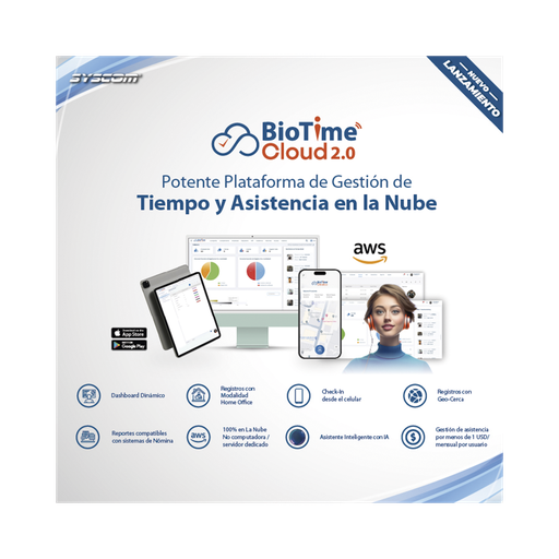 [BIOTIMECLOUD2.0] Gestión de Asistencia en la Nube diseñada para ayudar a las …