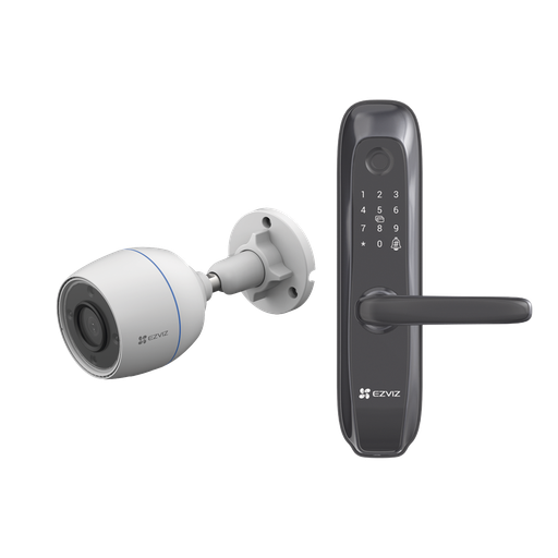 [CSL2S/CAM] Kit de Cerradura Inteligente con Cámara IP Wi-Fi modelo CS-H…