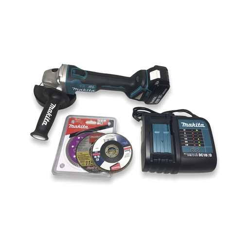 [DGA456STX3] Miniesmeril 115mm 4-1/2in 8.500 Rpm,1 Batería 18V Li-ION de …