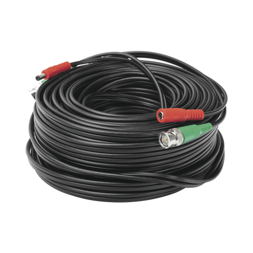 [DIY30MHD] Cable coaxial ( BNC RG59 ) + Alimentación / SIAMÉS / 30 Metr…
