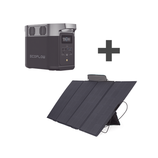 [DLT2KIT] Kit de Estación de Energía Portátil 1024Wh + Panel Solar Fle…