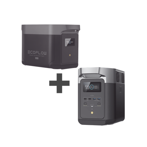 [DLT2MAXBP] Kit de Estación de Energía Portátil 2048Wh + Batería Externa…