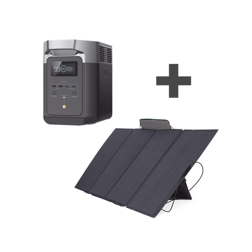 [DLT2MAXKIT] Kit de Estación de Energía Portátil 2048Wh + Panel Solar Fle…