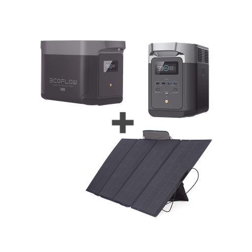 [DLT2MAXKITBP] Kit de Estación de Energía Portátil 2048Wh + Batería Externa…