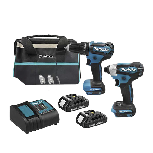 [DLX2416YX2] Kit de Rotomartillo Atornillador DHP485Z + Atornillador de I…