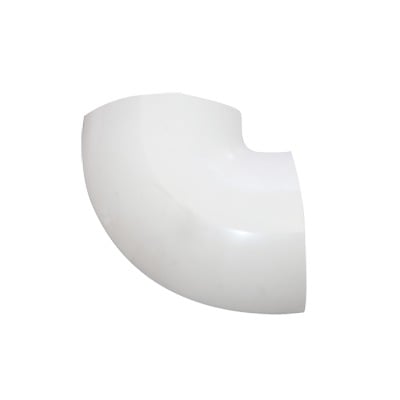 [DMC4FTL] Sección en L color blanco de PVC auto extinguible,  para can…