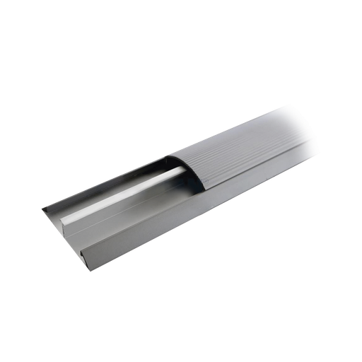 [DMCTALUM] Ducto de media caña de aluminio, tramo de 2.5m de largo (880…