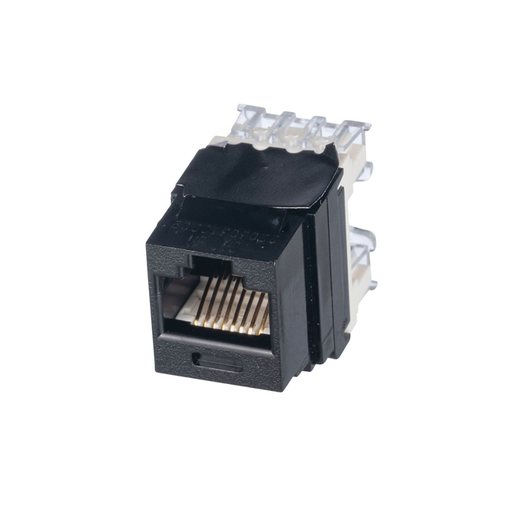 [DRJ688TGBL] Conector Jack RJ45 Cat6 de Repuesto, Estilo 110 (De Impacto)…